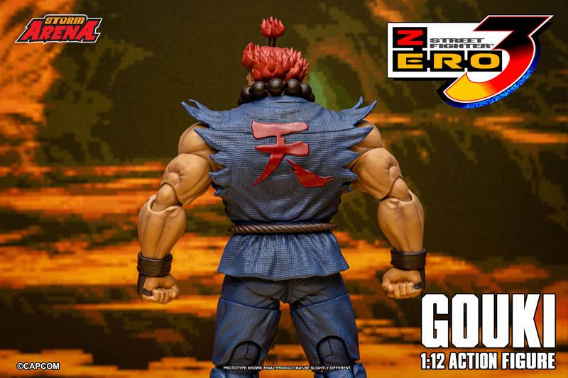 Storm Arena Akuma 1/12 action figure from Street Fighter Alpha 3 – Sugoi Collectible NZ Australia