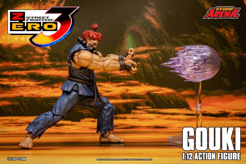 Storm Arena Akuma 1/12 action figure from Street Fighter Alpha 3 – Sugoi Collectible NZ Australia