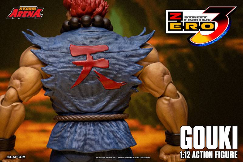 Storm Arena Akuma 1/12 action figure from Street Fighter Alpha 3 – Sugoi Collectible NZ Australia