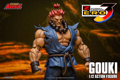 Storm Arena Akuma 1/12 action figure from Street Fighter Alpha 3 – Sugoi Collectible NZ Australia