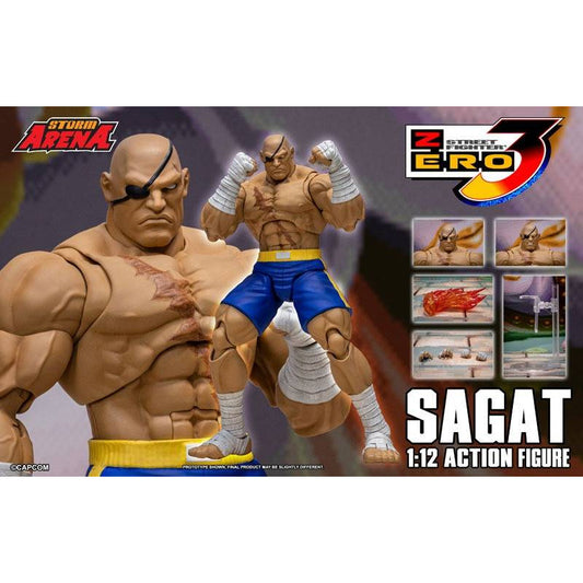 (Pre-order) Storm Collectibles: Street Fighter Alpha 3 – Sagat (1/12 Scale Action Figure)