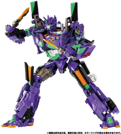 (Pre-order) Takara Tomy Transformers x Evangelion Synergenex Evangelion Prime Unit-01 1/12 Action Figure