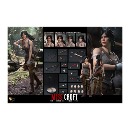 Master Team 022 Lara Croft Tomb Raider 1/6 scale action figure with weapons and accessories