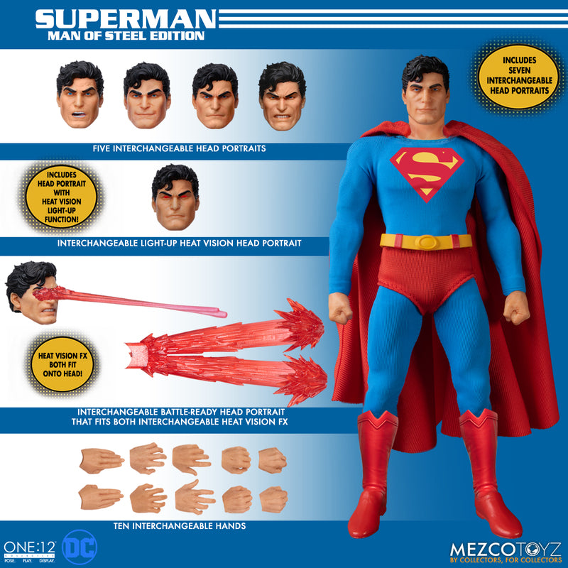 Mezco - One:12 Collective DC Comics Superman: Man of Steel Edition