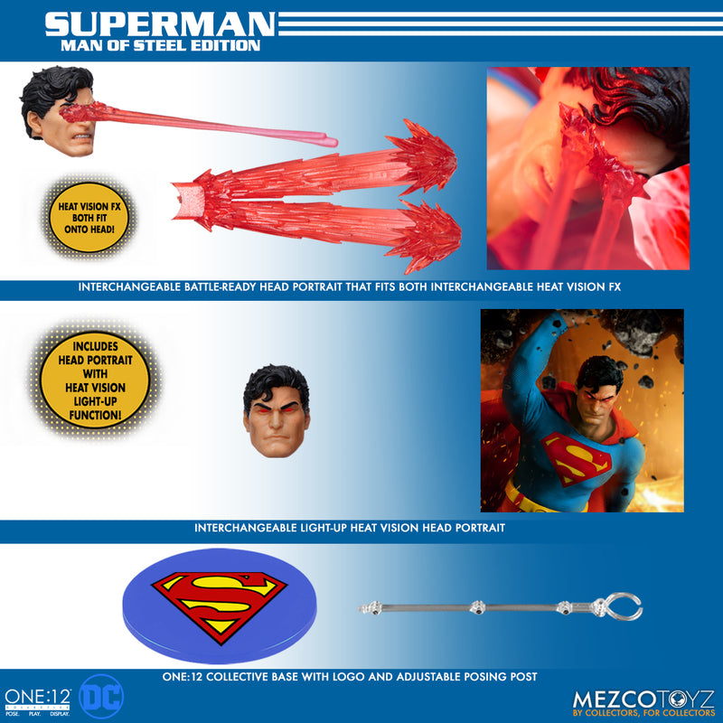 Mezco - One:12 Collective DC Comics Superman: Man of Steel Edition