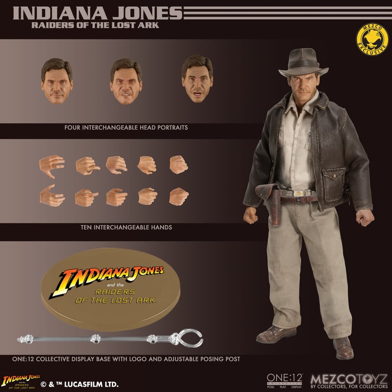 Mezco Raiders of the Lost Ark One:12 Collective Indiana Jones Exclusive