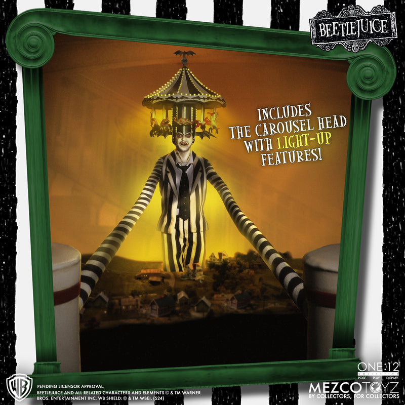 Mezco One:12 Collective Beetlejuice Deluxe Edition 1/12 Action Figure