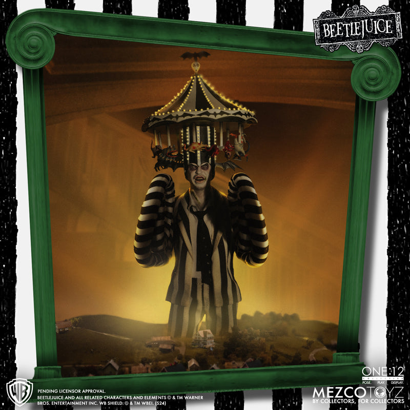 Mezco One:12 Collective Beetlejuice Deluxe Edition 1/12 Action Figure