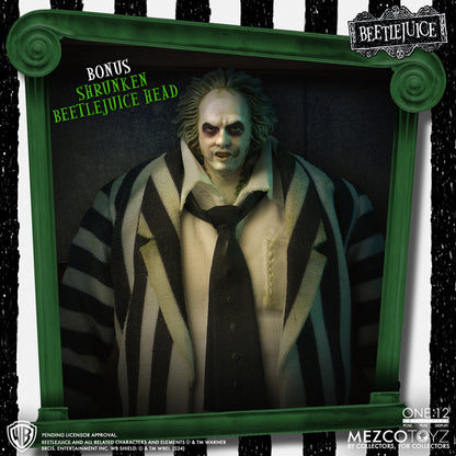 Mezco One:12 Collective Beetlejuice Deluxe Edition 1/12 Action Figure