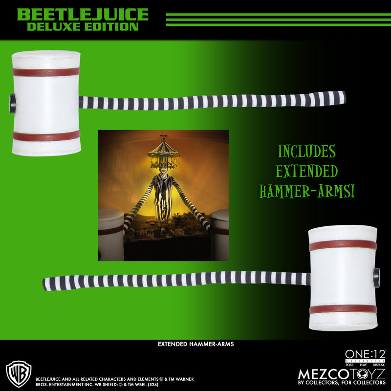 Mezco One:12 Collective Beetlejuice Deluxe Edition 1/12 Action Figure