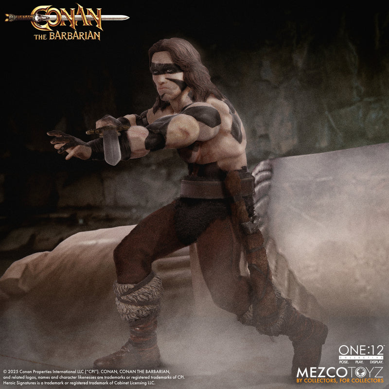 Pre-order: Conan The Barbarian (1982) – War Paint Edition  Mezco One:12 Collective – 1/12 Scale Action Figure