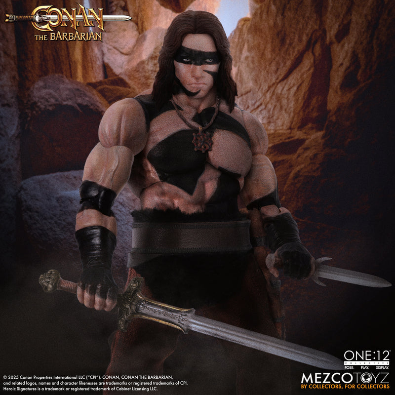 Pre-order: Conan The Barbarian (1982) – War Paint Edition  Mezco One:12 Collective – 1/12 Scale Action Figure