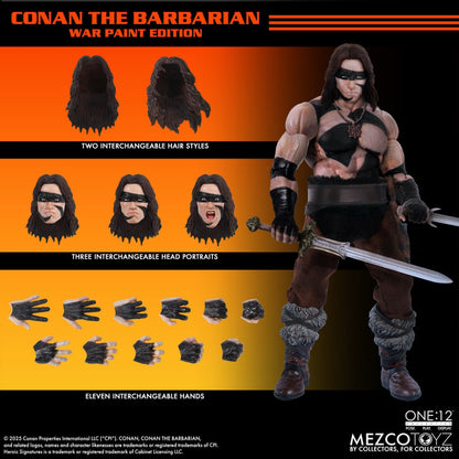Pre-order: Conan The Barbarian (1982) – War Paint Edition  Mezco One:12 Collective – 1/12 Scale Action Figure