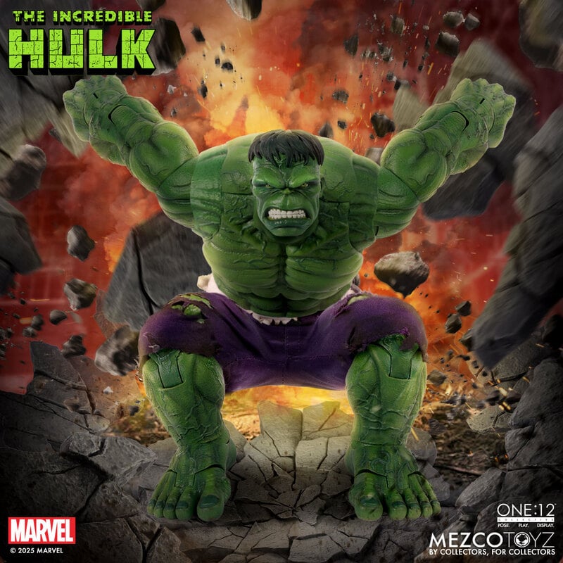 (Pre-order) Mezco One:12 Collective The Incredible Hulk – 1/12 Action Figure