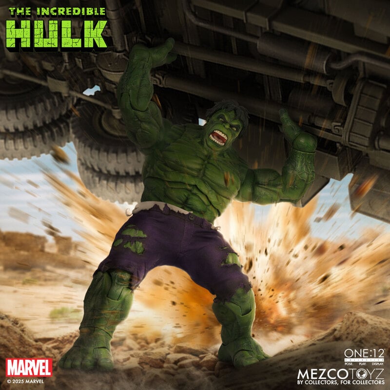 (Pre-order) Mezco One:12 Collective The Incredible Hulk – 1/12 Action Figure